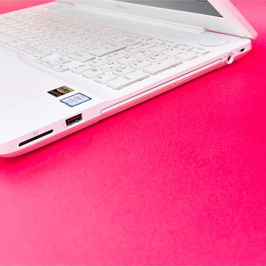 Corei7❣️大容量1TB✨️ブルーレ✨️薄型ノートパソコン✨️可愛い白