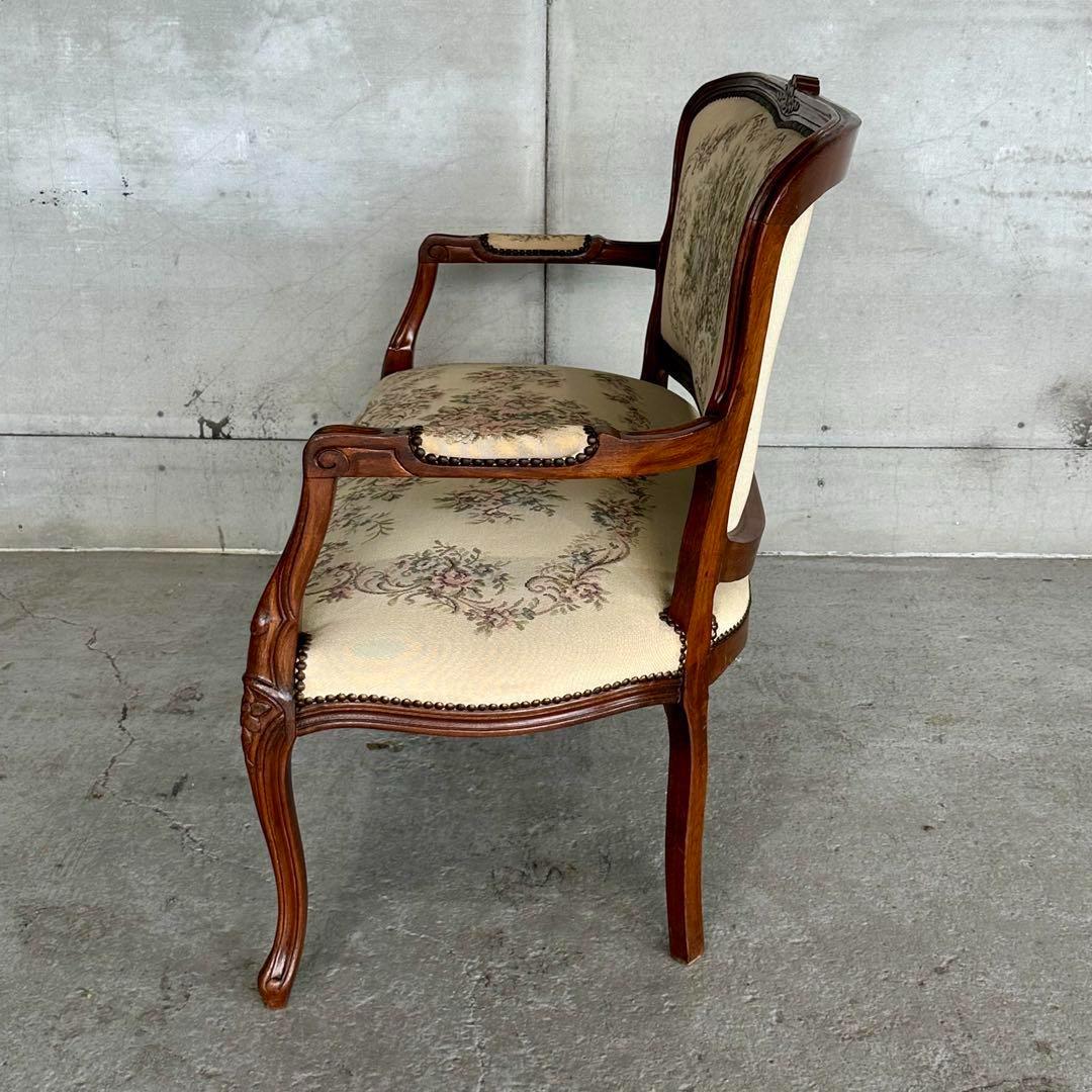 ✦王室気分✦ ロココ調アンティーク イタリア製 ゴブラン織 猫脚