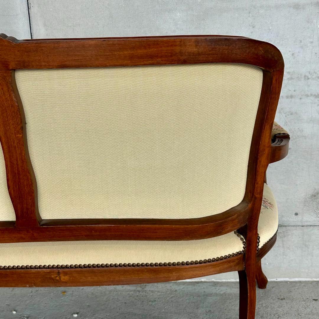 ✦王室気分✦ ロココ調アンティーク イタリア製 ゴブラン織 猫脚