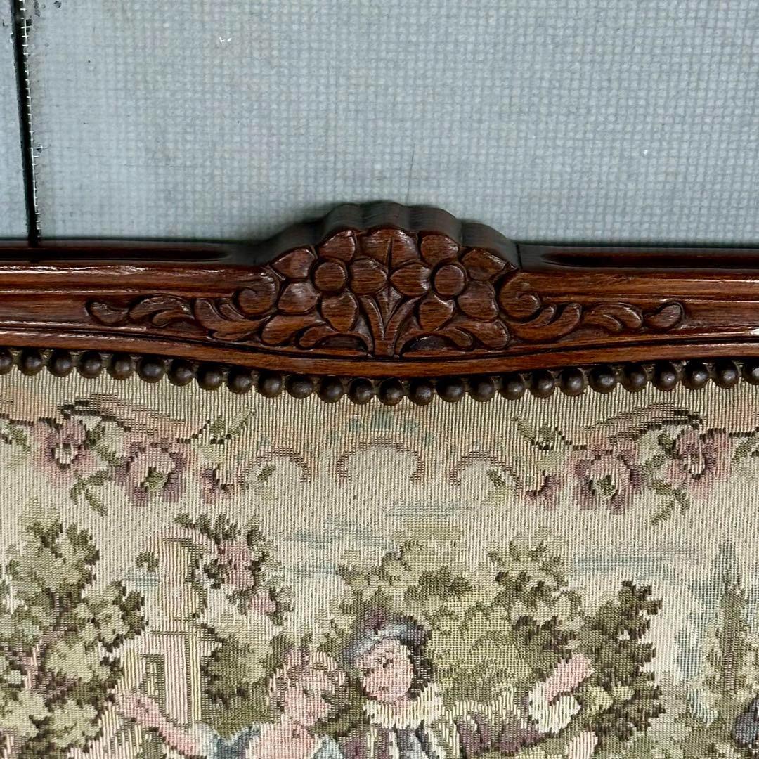 ✦王室気分✦ ロココ調アンティーク イタリア製 ゴブラン織 猫脚