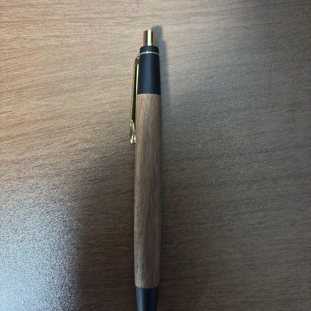 野原工芸 新型シャーペン 胡桃 旧クリップ ブラックウォールナット