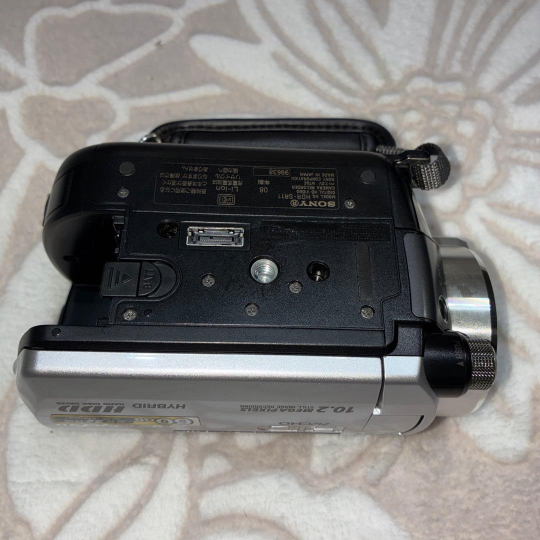 美品ソニー ハンディーカムHDR-SR11 シルバービデオ カメラ 動作確認済