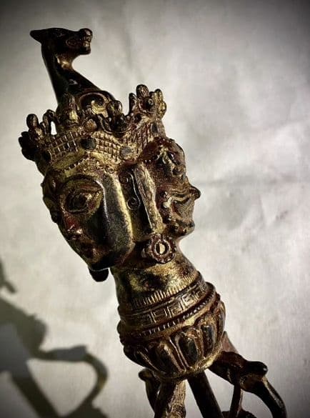 銅器 仏教 法器金剛杵 古美術 コレクション品 銅製 工芸品 彫刻装飾品置物