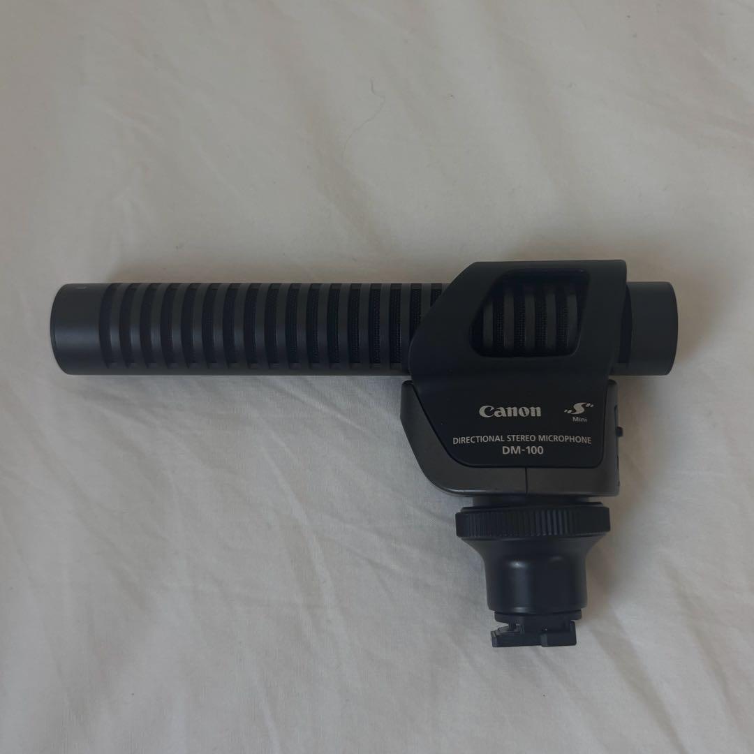 日本製 Canon DM-100 マイク 指向性 ビデオカメラ用