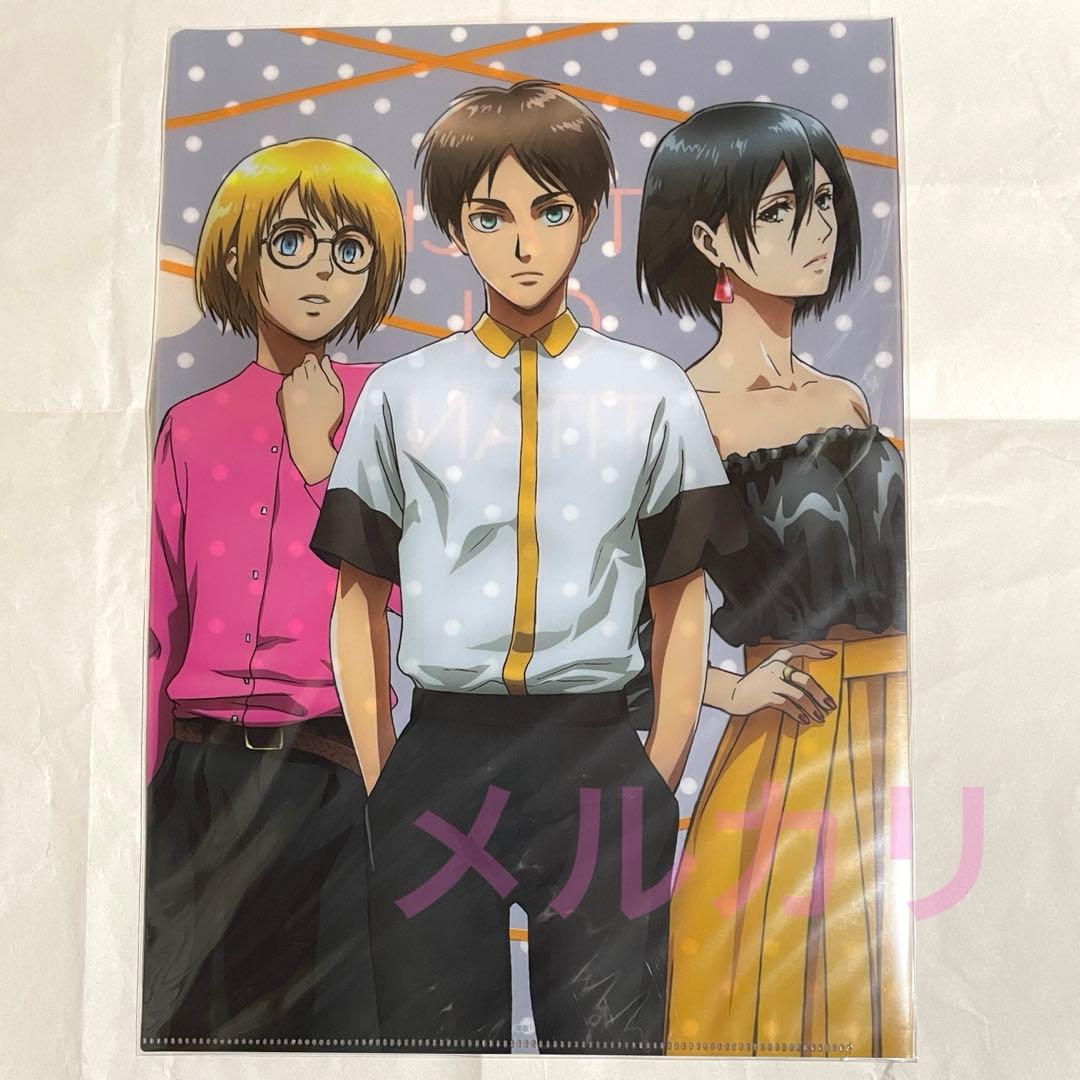 進撃の巨人 クリアファイル TGC 未開封 キャラクターグッズ 進撃の巨人