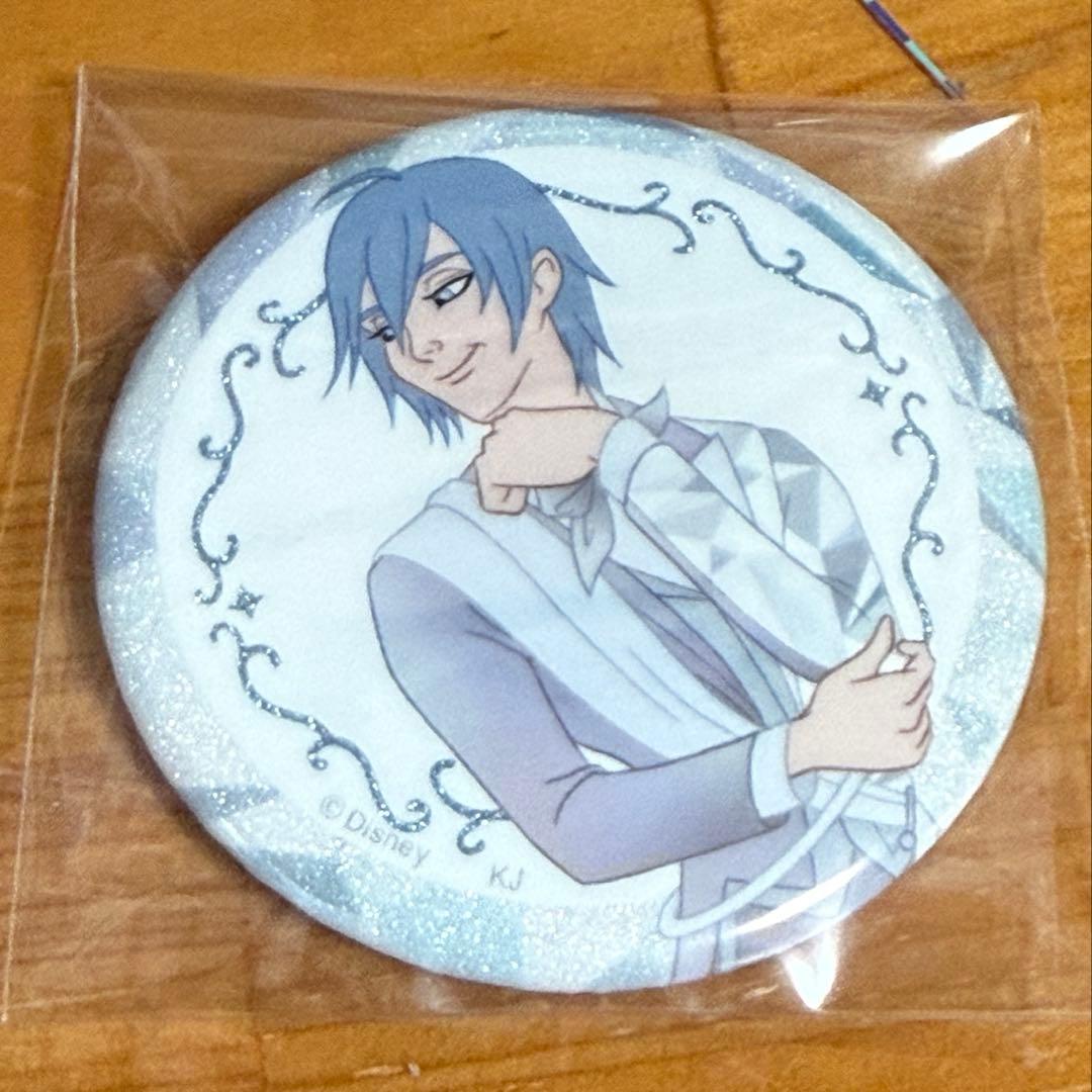 ツイステ ディズニー100 プラチナジャケット グリッター缶バッジ