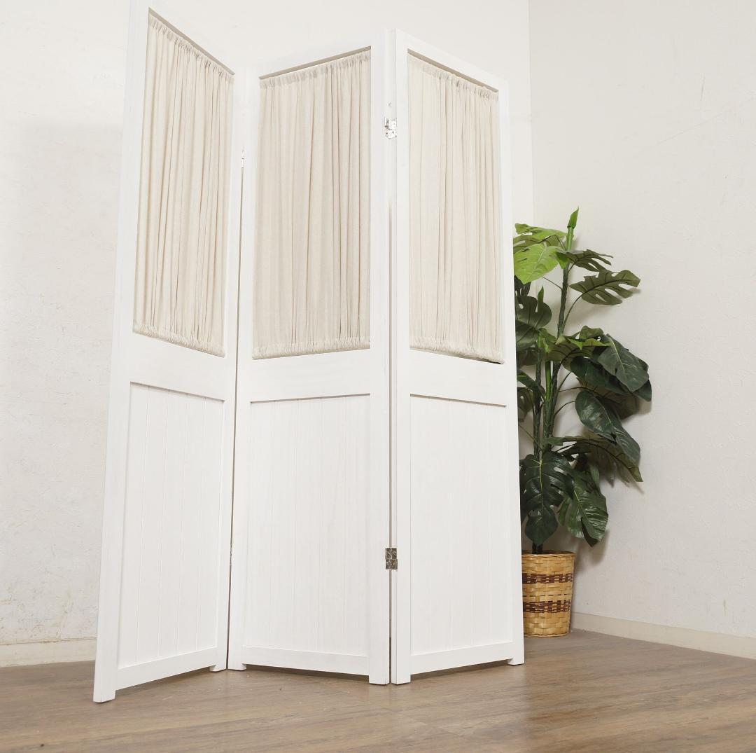 アウトレット シャビーウッドファニチャー 3連 パーティション 3連