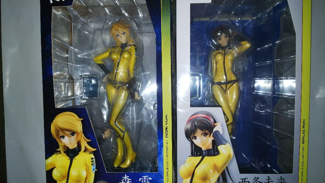 (中古品・開封品・フィギュア2体) 宇宙戦艦ヤマト2199 森雪(艦内服Ver.
