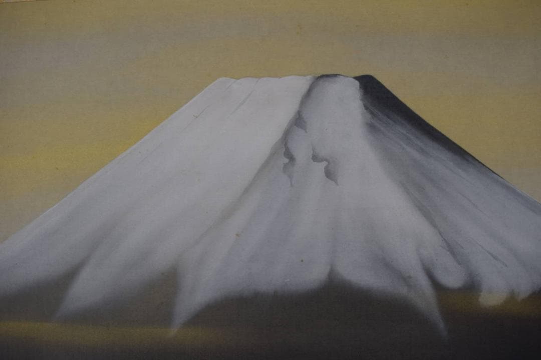 【真作】岡本珠洸/富獄図/富士山図/横物/掛軸☆宝船☆Y-701　JM 富岡鉄斎 嵐山図｜古美術・掛け軸の販売・買取・鑑定-松本松栄堂