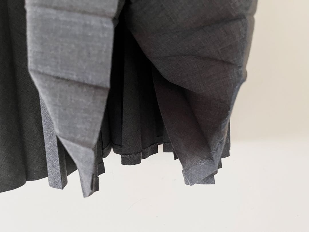 極美 マーガレットハウエル×フォックスブラザーズ アコーディオンプリーツスカート