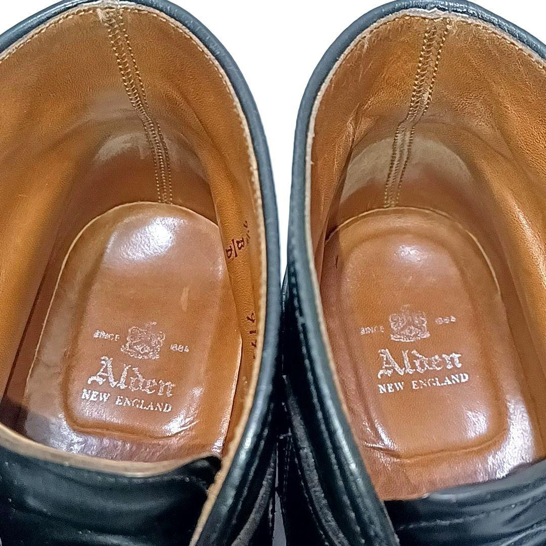 【コードバン素材★US9.5】Alden オールデン　ジョージブーツ　ブラック