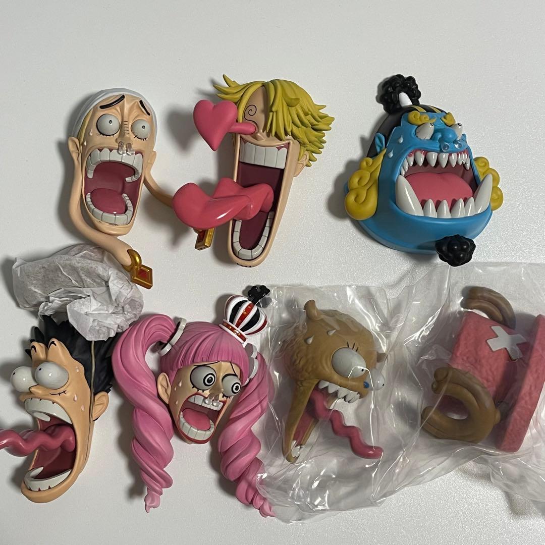 ONE PIECE ワンピース びっくり顔マグネット 第1弾 6種 コンプ