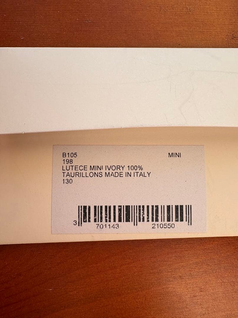 michino PARISミチノパリ　ミニ ルテス アイボリー