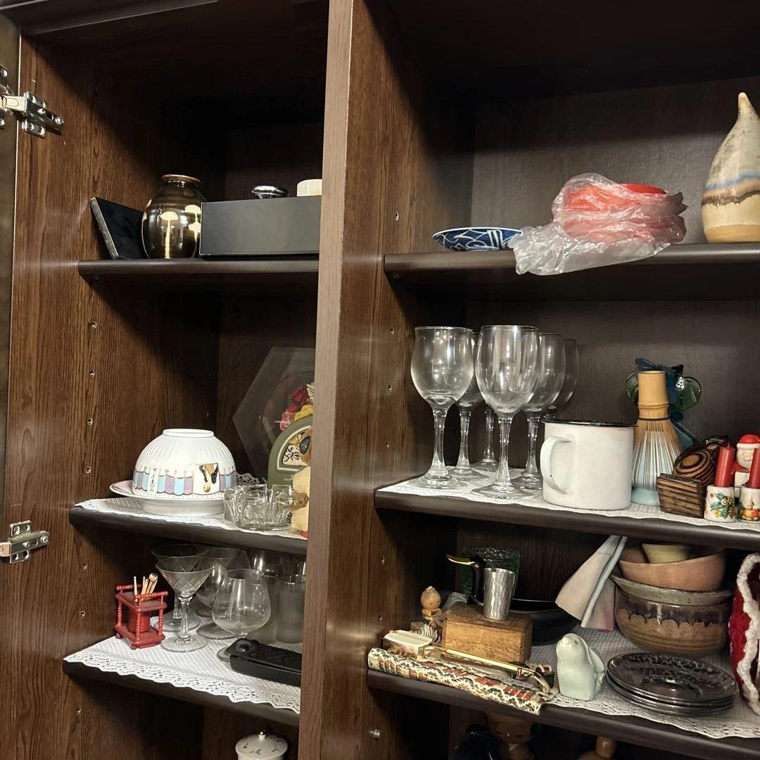 たのメル便発送 ダークブラウン クリア扉付 ディスプレイキャビネット