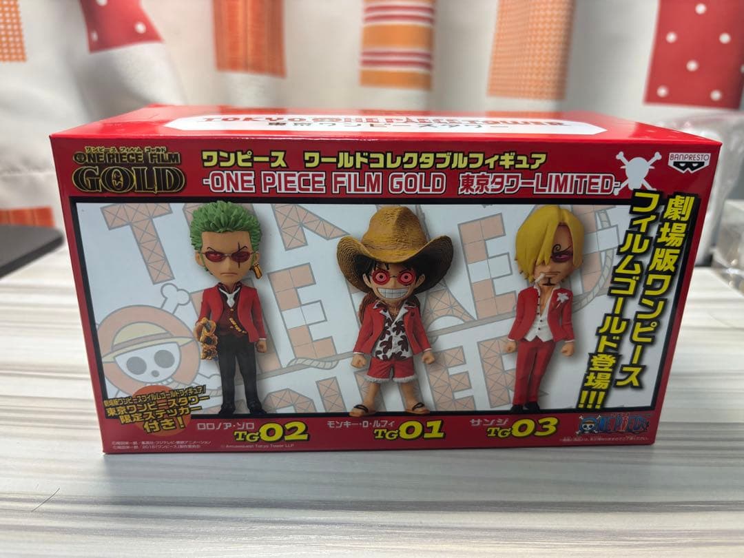 ONE PIECE FILM GOLD 東京ワンピースタワー ルフィゾロサンジ