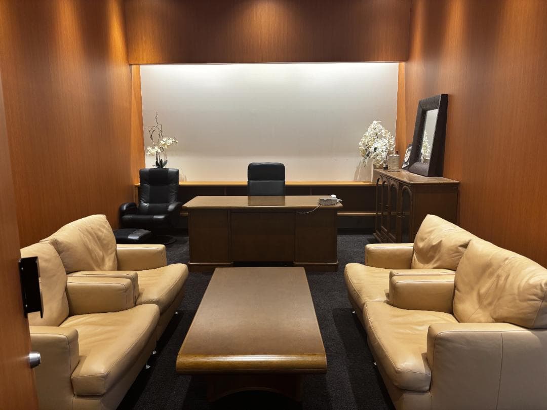 カリモク】応接室セット7点 カリモク 応接セット 応接間 アンティーク