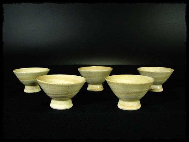 萩名工 12代 田原 陶兵衛 萩焼 酒器 徳利 盃 猪口 共箱 c227