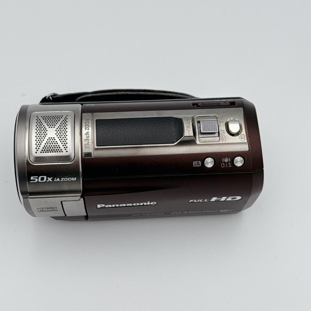 【美品】Panasonic デジタルハイビジョンビデオカメラ HC-V620M