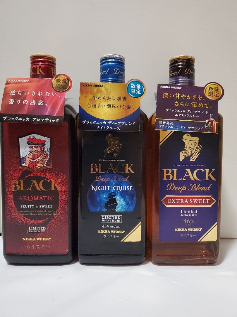 ニッカ ウヰスキー 3本 NIKKA WHISKY シングルモルト 宮城峡 180ml 3種