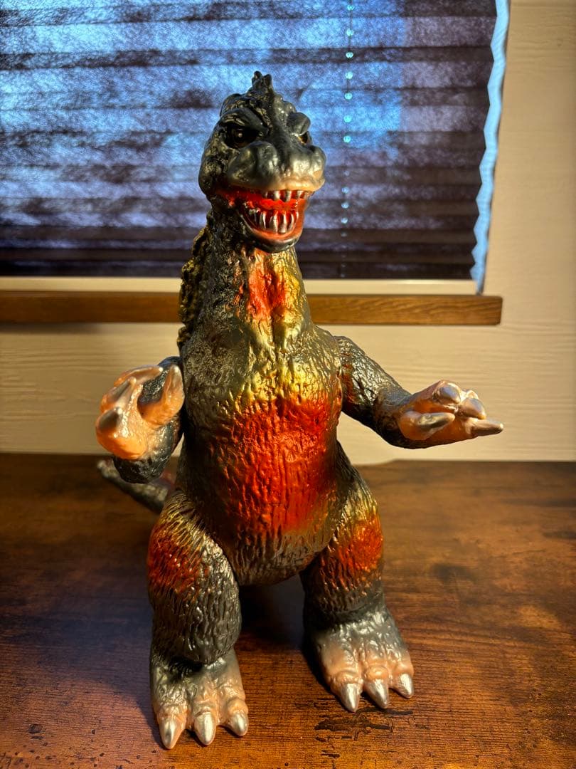 バンダイB-CLUBブルマァク／復刻 ジャイアントゴジラ 緑成型／ソフビ