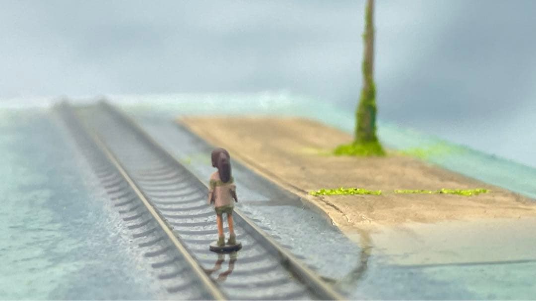 千と千尋の神隠し風　海原鉄道　ジオラマ
