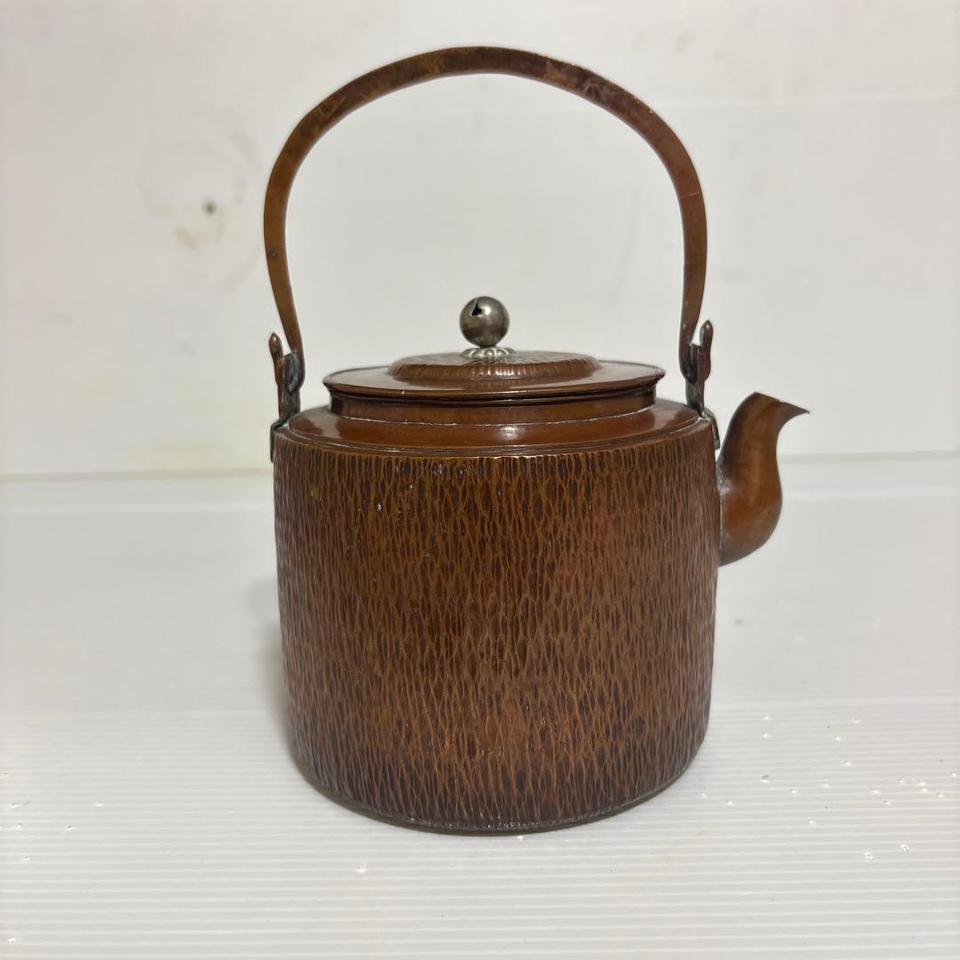 茶道具 銅製 湯沸 煎茶道具 銅瓶 茶器 骨董