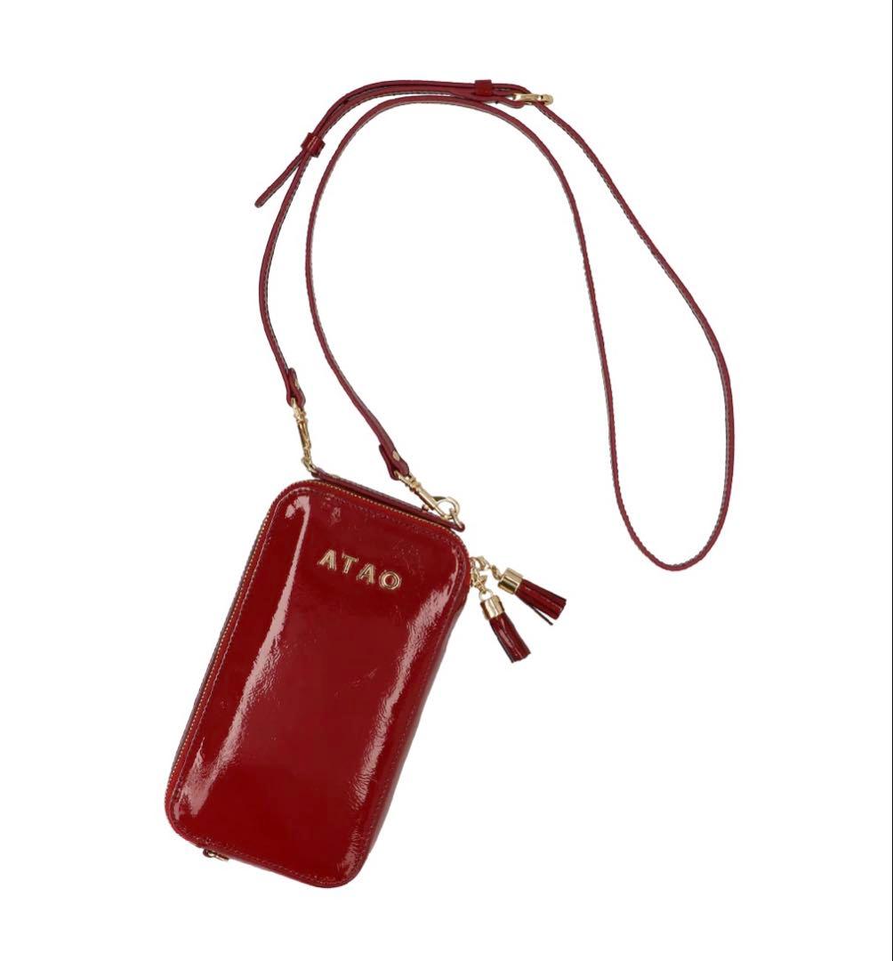 【新品未使用】ATAO アミュレット　ショルダーバッグ　ルビー