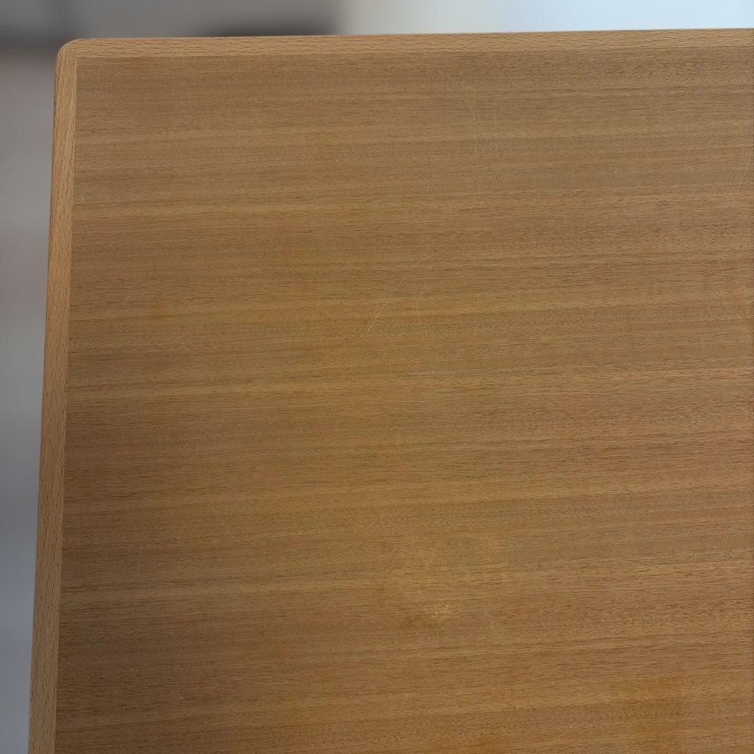 【カリモク60+】ダイニングテーブル800（ピュアビーチ） （現行品8.9万円）