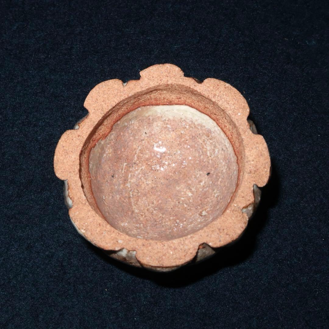 茶道具】12代田原陶兵衛作 萩焼松毬香合