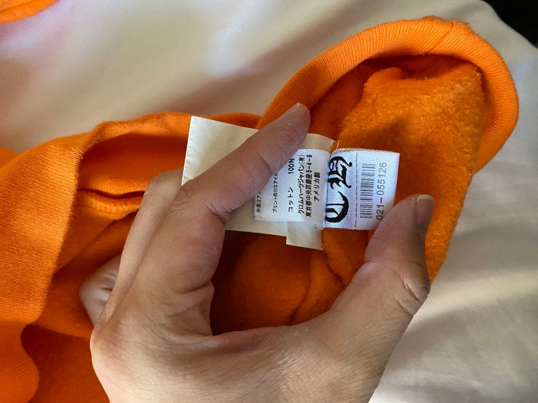 Off-White グラフィックフーディ 2018年製 オレンジ