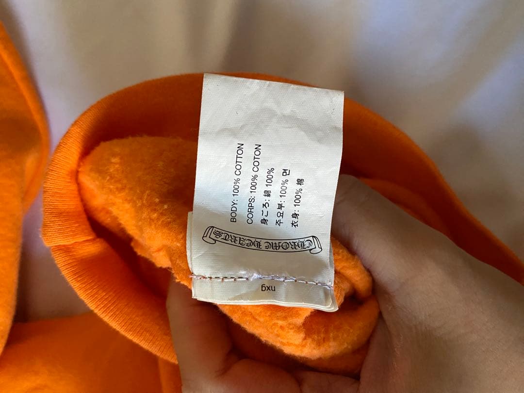 Off-White グラフィックフーディ 2018年製 オレンジ