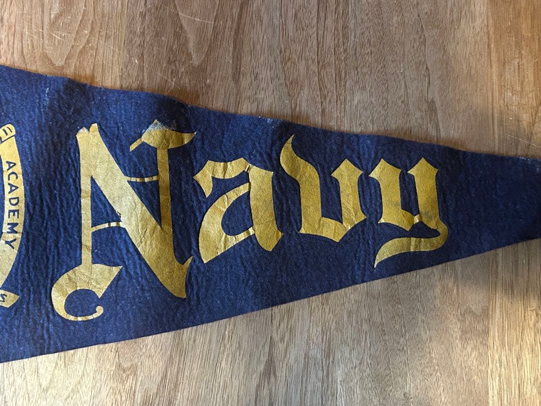 40〜50s ビンテージペナント US NAVY & ARMY2枚セット