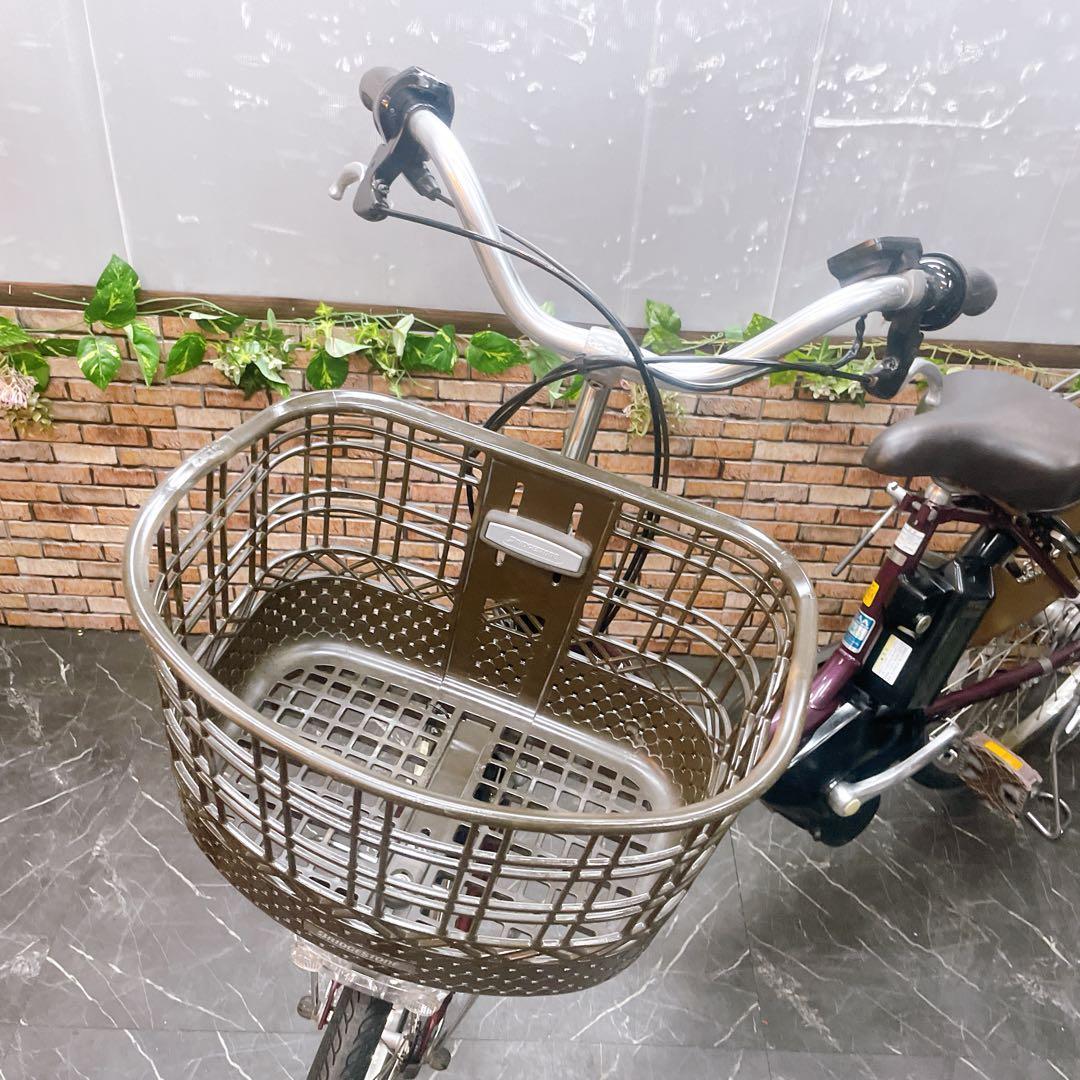 【83】電動自転車 ブリヂストン Assista パープル 24インチ