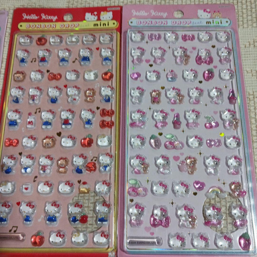 正規品☆新作☆サンリオミニ☆ボンボンドロップシール☆(8種)コンプリートセット