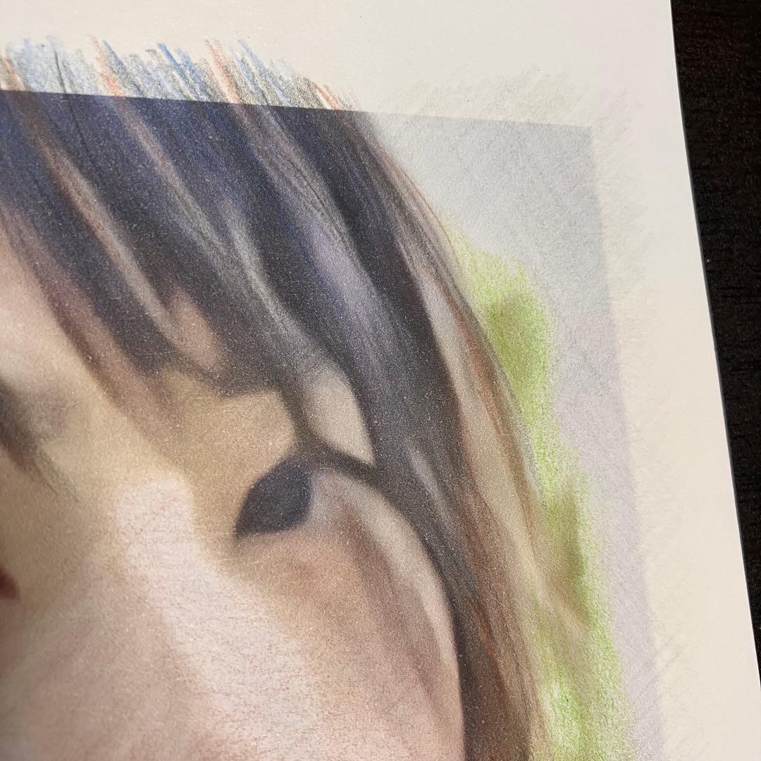 女優画20 額装品　額縁寸法32.7㎝×24.0㎝×1.5㎝　定款付　京藤夏樹