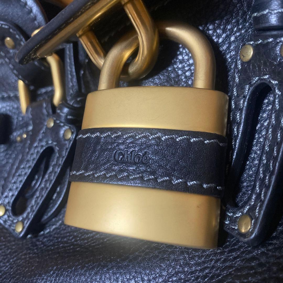 Chloe パディントン　黒　クロエ　サビあり　付属品あり