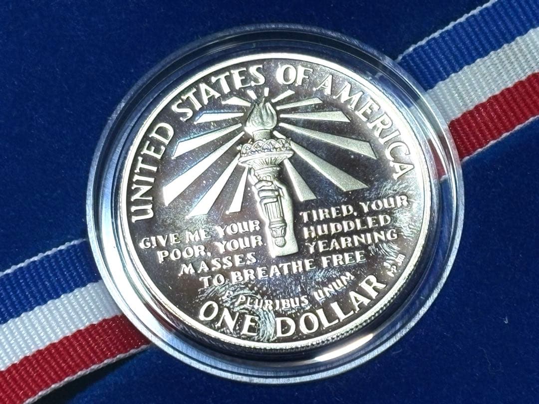 アメリカ合衆国造幣局 1986年リバティコイン 1ドル プルーフ銀貨