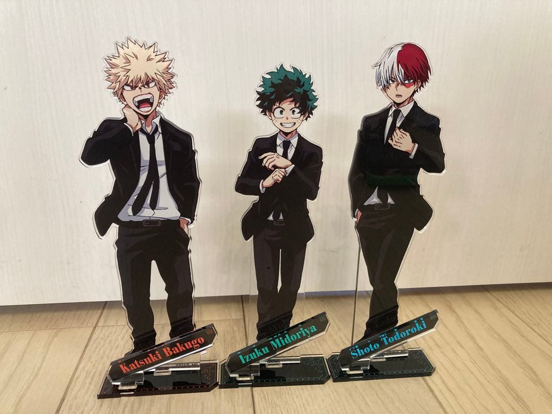 アクリルスタンド 緑谷出久 爆豪勝己 轟焦凍 3体セット スーツ - メルカリ