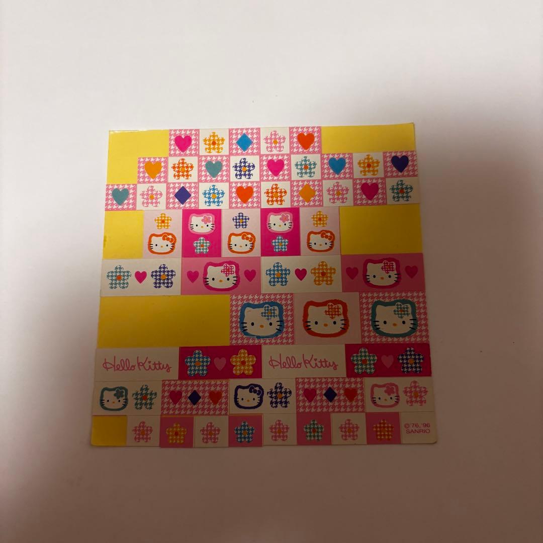 ハローキティ カオハナ シール ステッカー サンリオ 平成レトロ レア