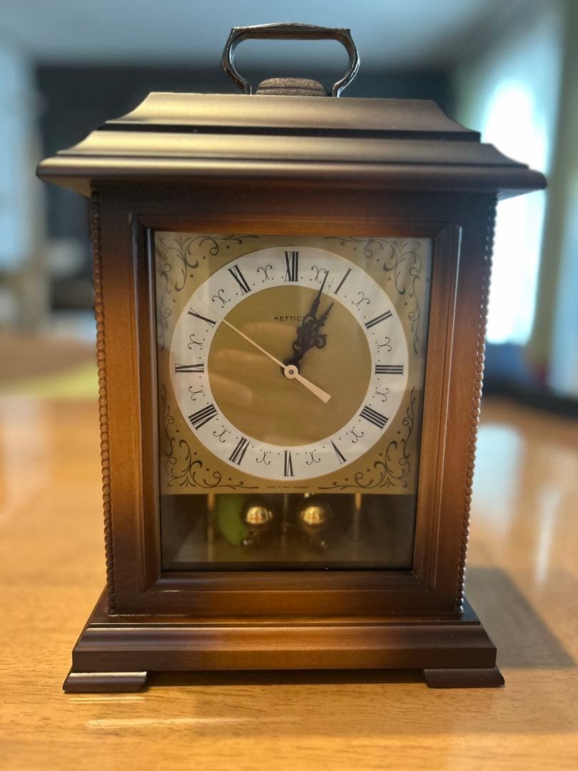 ドイツ製『60's HETTICH 置時計』ヴィンテージ 昭和レトロ記念置時計