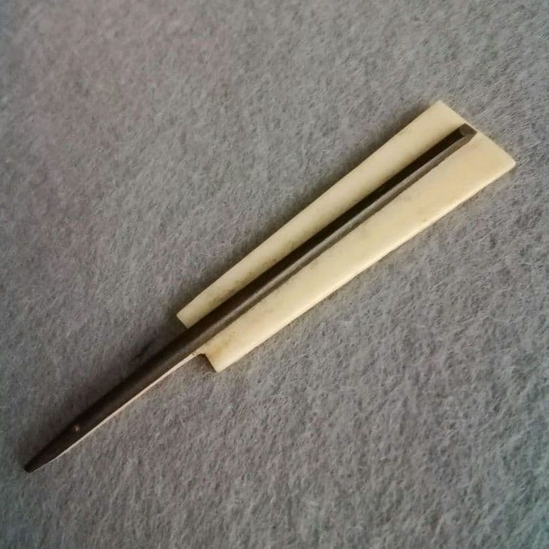 逸品 身嗜み道具①懐中道具 江戸期 明治時代 骨 鉄地 大奥 和骨董