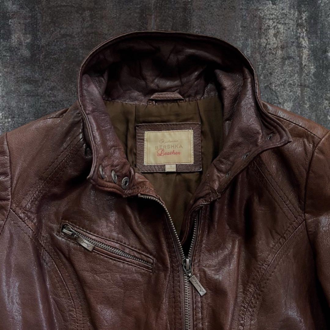 archive y2k ekam風 zip up leather jacket - メルカリ