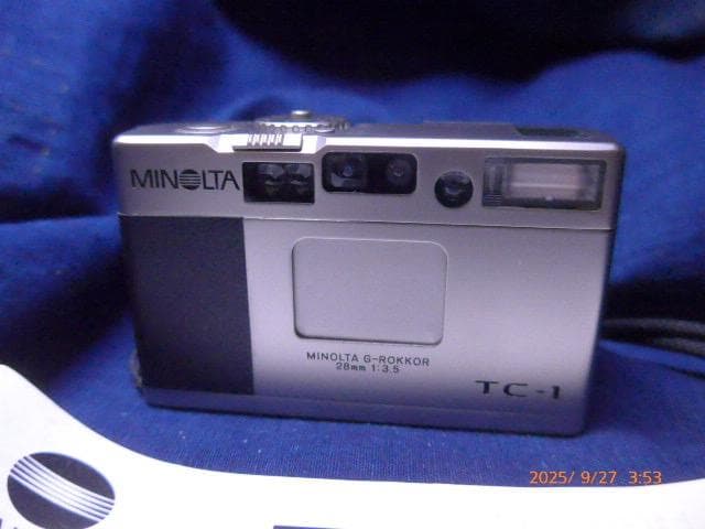 momo&mikan様専用 MINOLTA TC-1 フィルムカメラ 取扱説明書