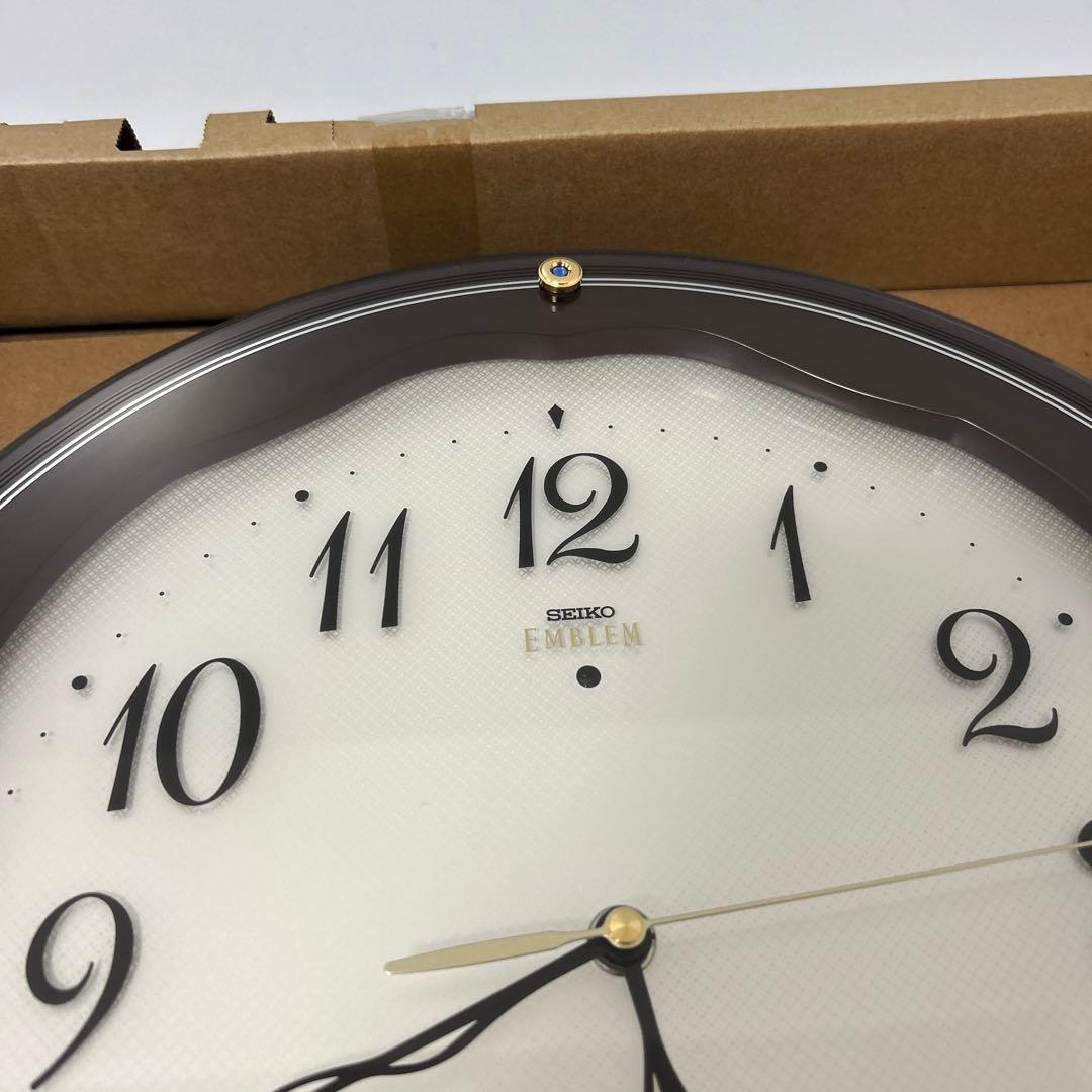 極美品✨ SEIKO EMBLEM 掛け時計 電波時計 スイープ HS551B