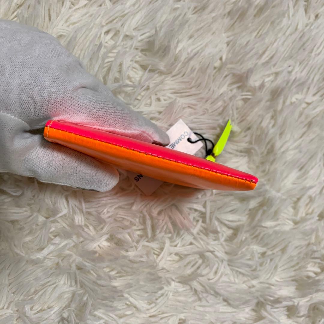 コムデギャルソン SUPER FLUO 財布　オレンジ/ピンク　SA3100SF