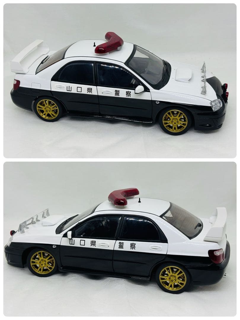 三*兎様 1/18 AUTOart スバルインプレッサWRX STI 高速隊パト
