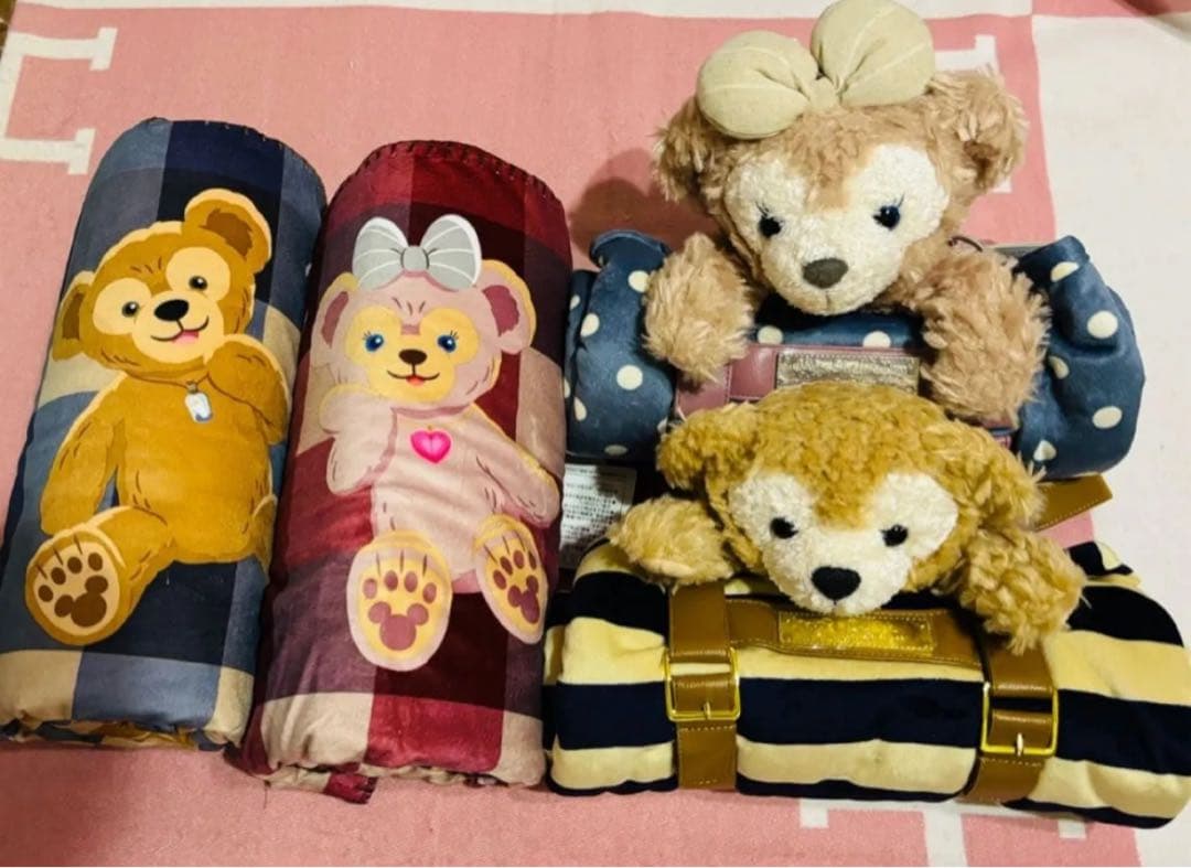 楽天市場】ダッフィー＆シェリーメイ ブランケット ダッフィー