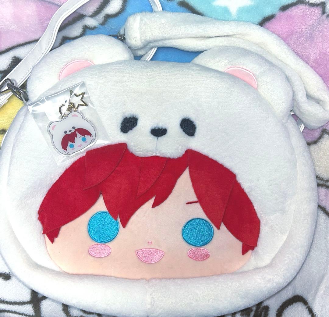 あんスタ シロクマ バック 天城一彩 あんスタ 中国 痛バッグ 天城一彩 白熊