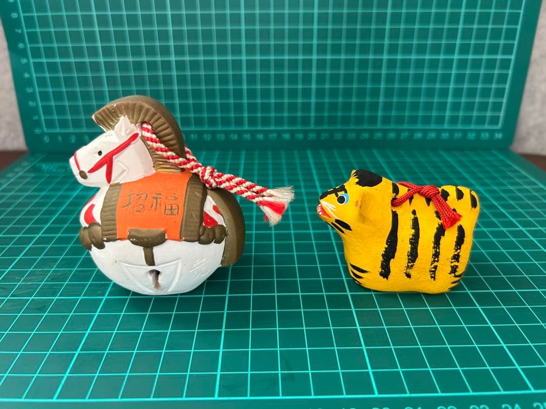 陶器動物置物 10点セット 郷土土産 土鈴など②