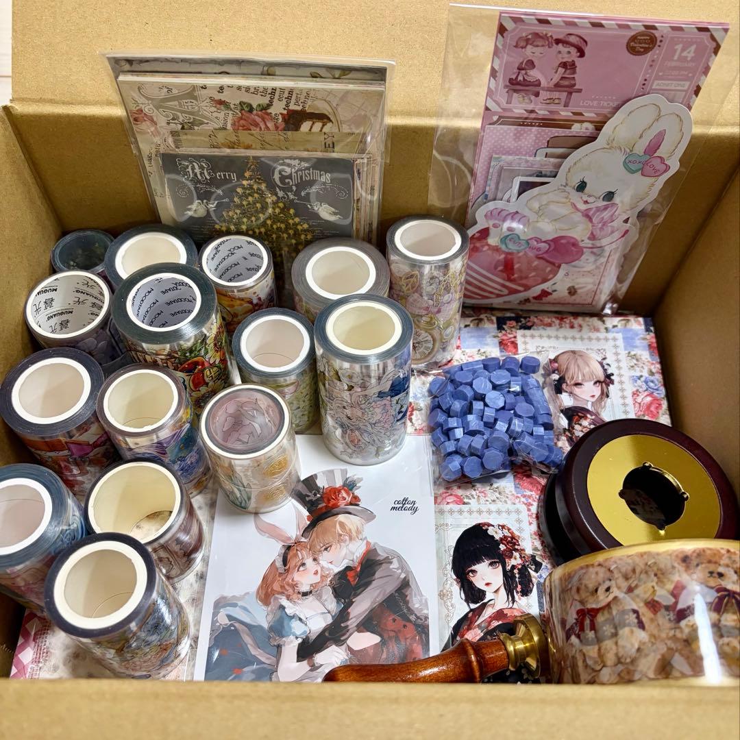 最終値下げ 海外マステ コラージュ素材 デザインペーパーなど大量